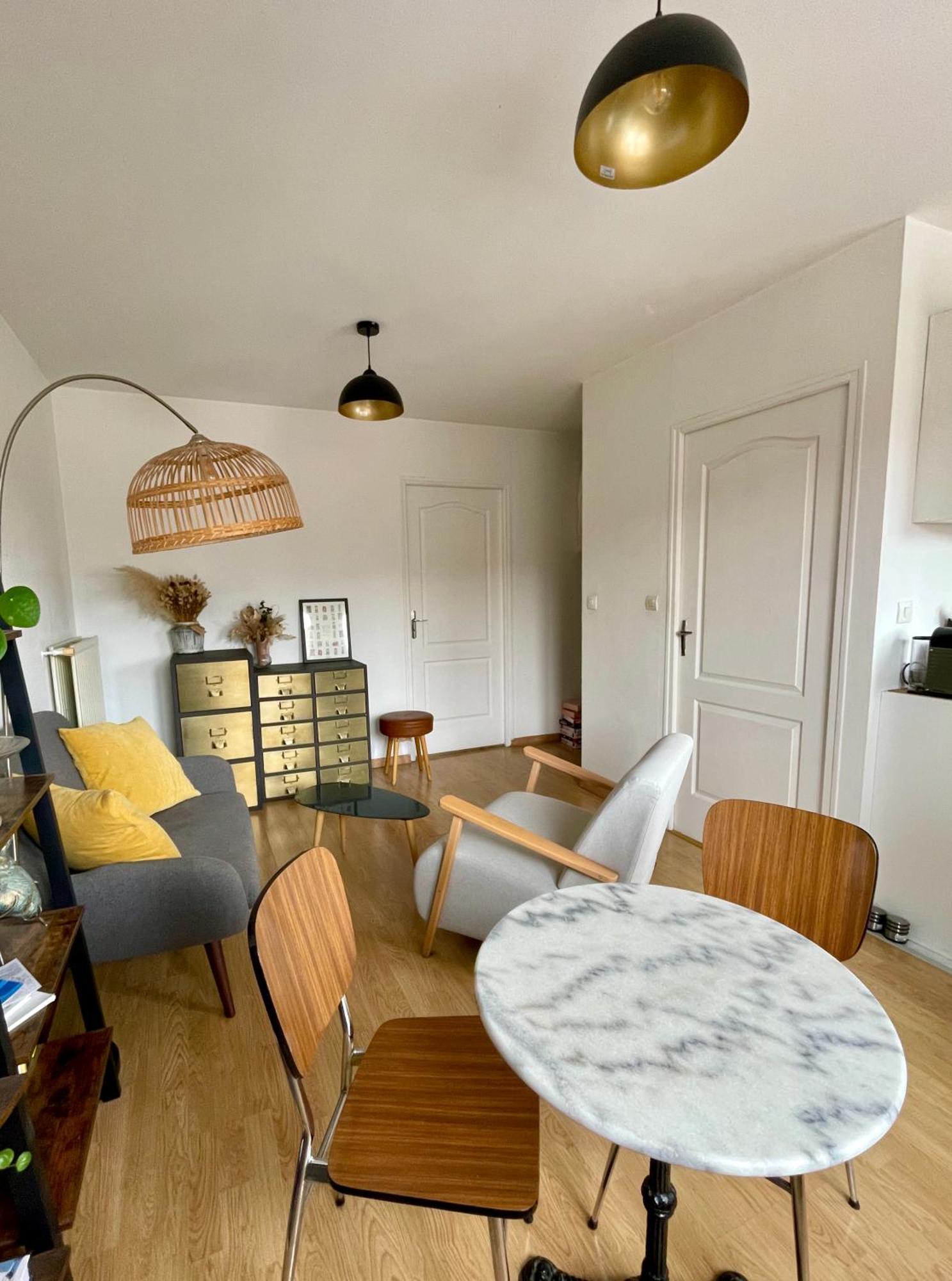 Apartmán 35M2 A La Madeleine: Salon, Cuisine & Sdb Prives La Madeleine  Exteriér fotografie